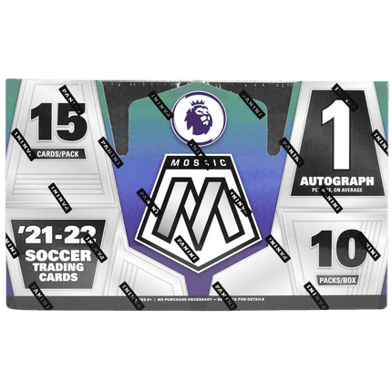 Panini - 2021/22 Mosaic Premier League Football (Soccer) - Hobby Box (10 Packs) - The Card Vault