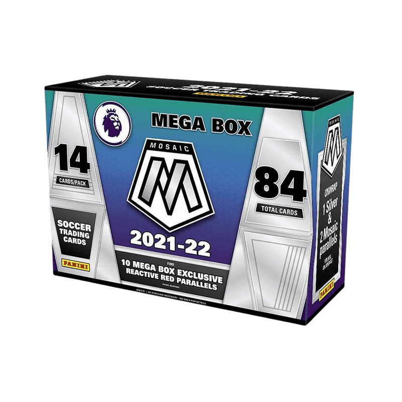 Panini - 2021/22 Mosaic Premier League Football (Soccer) - Mega Box (6 Packs) - The Card Vault