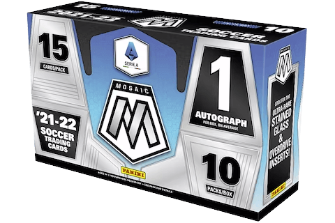 Panini - 2021/22 Mosaic Serie A Football (Soccer) - Hobby Box (10 Packs) - The Card Vault