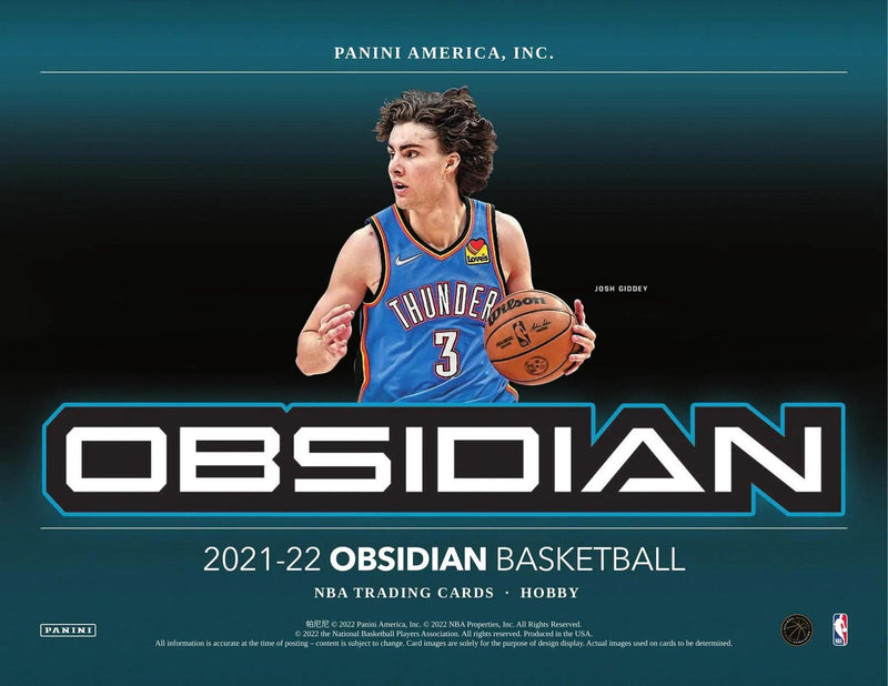 Panini - 2021/22 Obsidian Basketball (NBA) - Hobby Box (1 Pack) - The Card Vault
