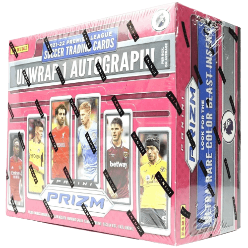 Panini - 2021/22 Prizm Premier League Football (Soccer) - Hobby Box (12 Packs) - The Card Vault