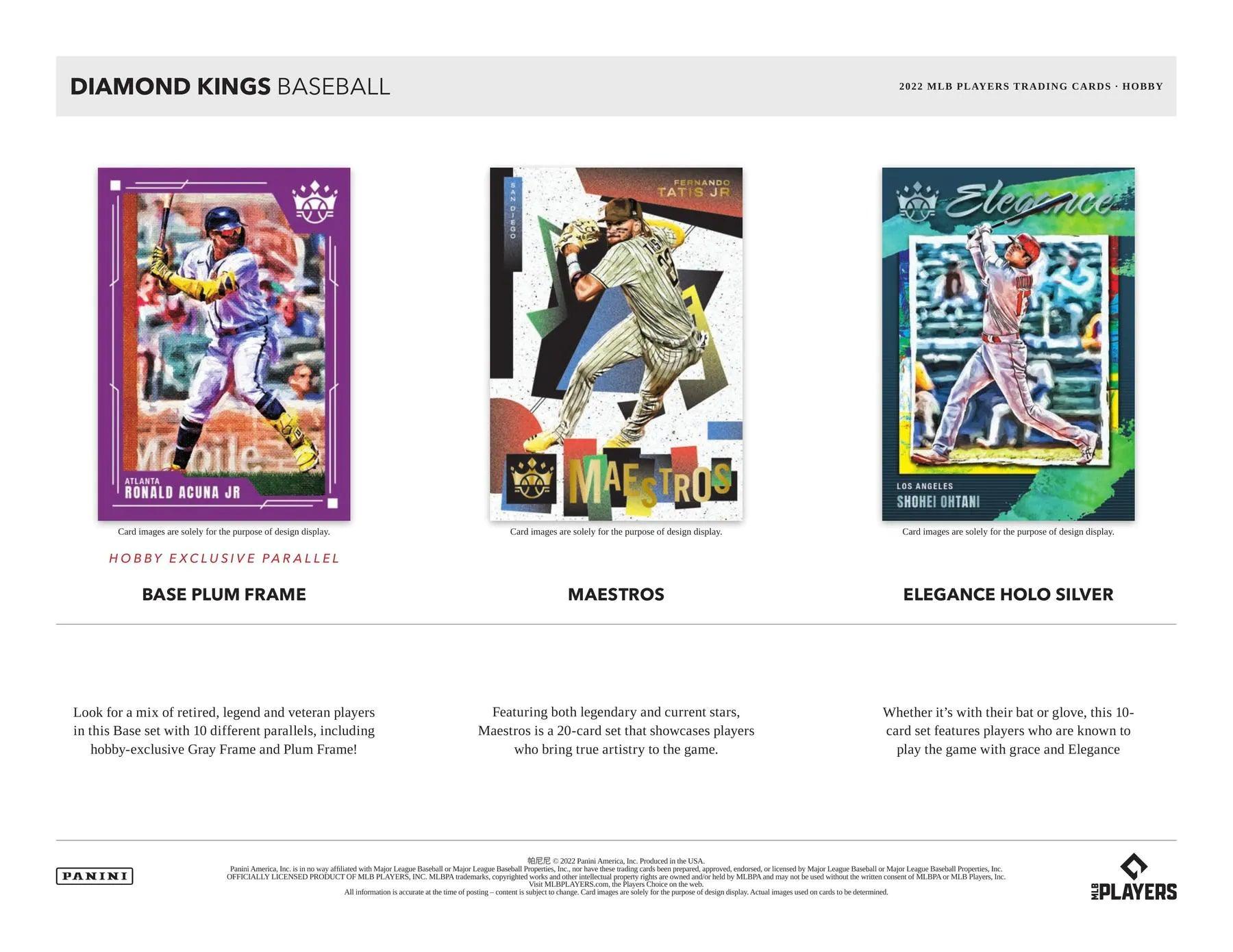 Panini - 2022 Diamond Kings Baseball (MLB) - Hobby Box - The Card Vault