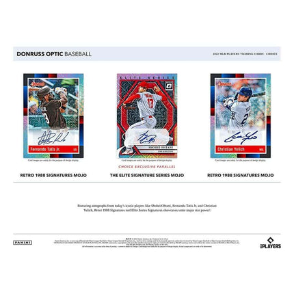 Panini - 2022 Donruss Optic Baseball (MLB) - Choice Box - The Card Vault