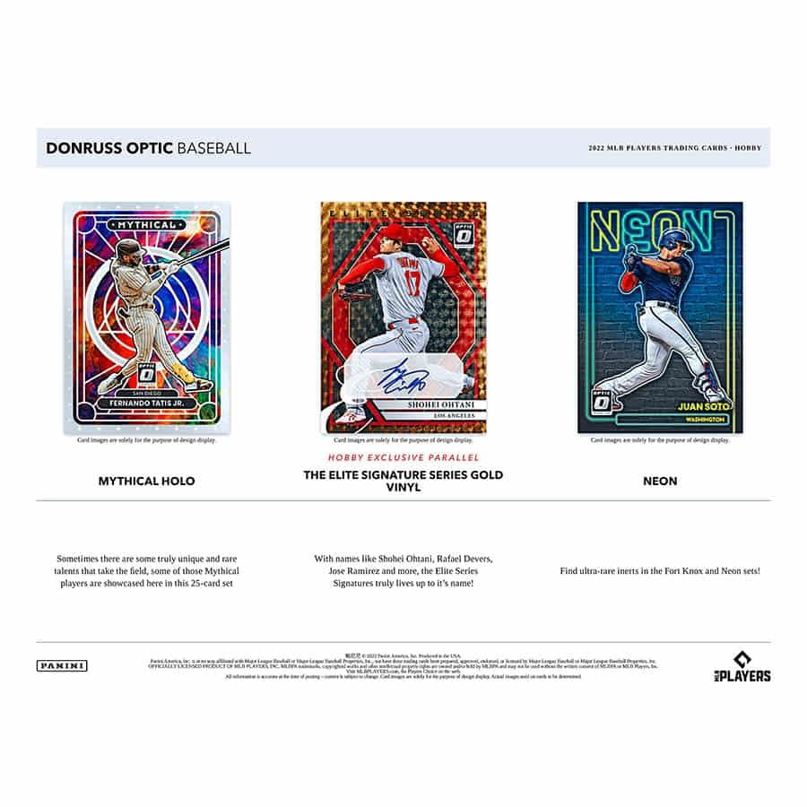 Panini - 2022 Donruss Optic Baseball (MLB) - Hobby Box - The Card Vault