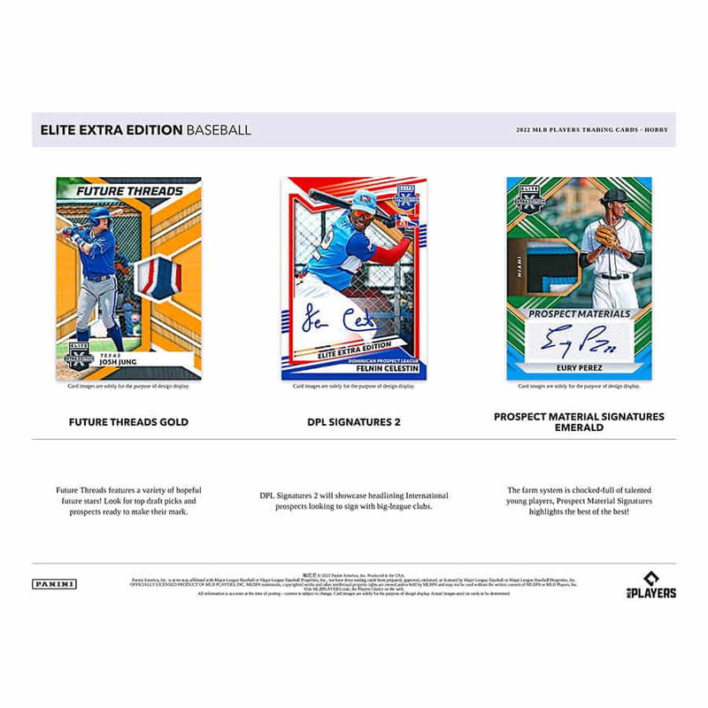 Panini - 2022 Elite Extra Edition Baseball (MLB) - Hobby Box - The Card Vault