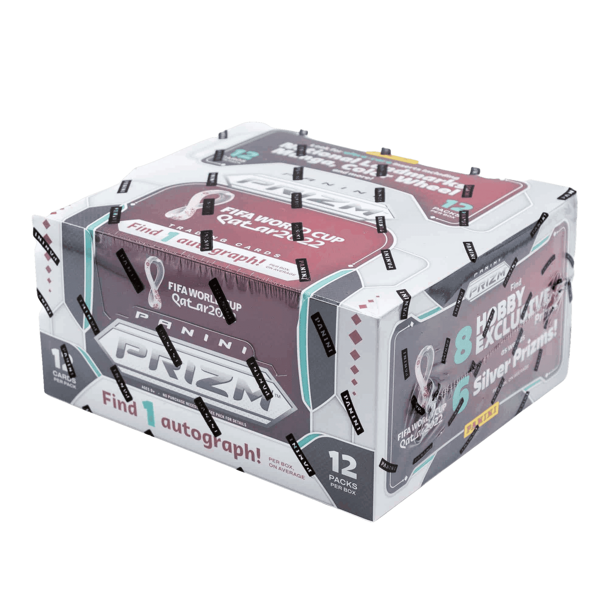 Panini - 2022 FIFA World Cup Prizm Football (Soccer) - Hobby Box (12 Packs) - The Card Vault