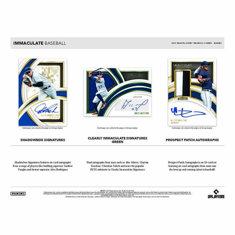 Panini - 2022 Immaculate Baseball (MLB) Hobby Box | The Card Vault