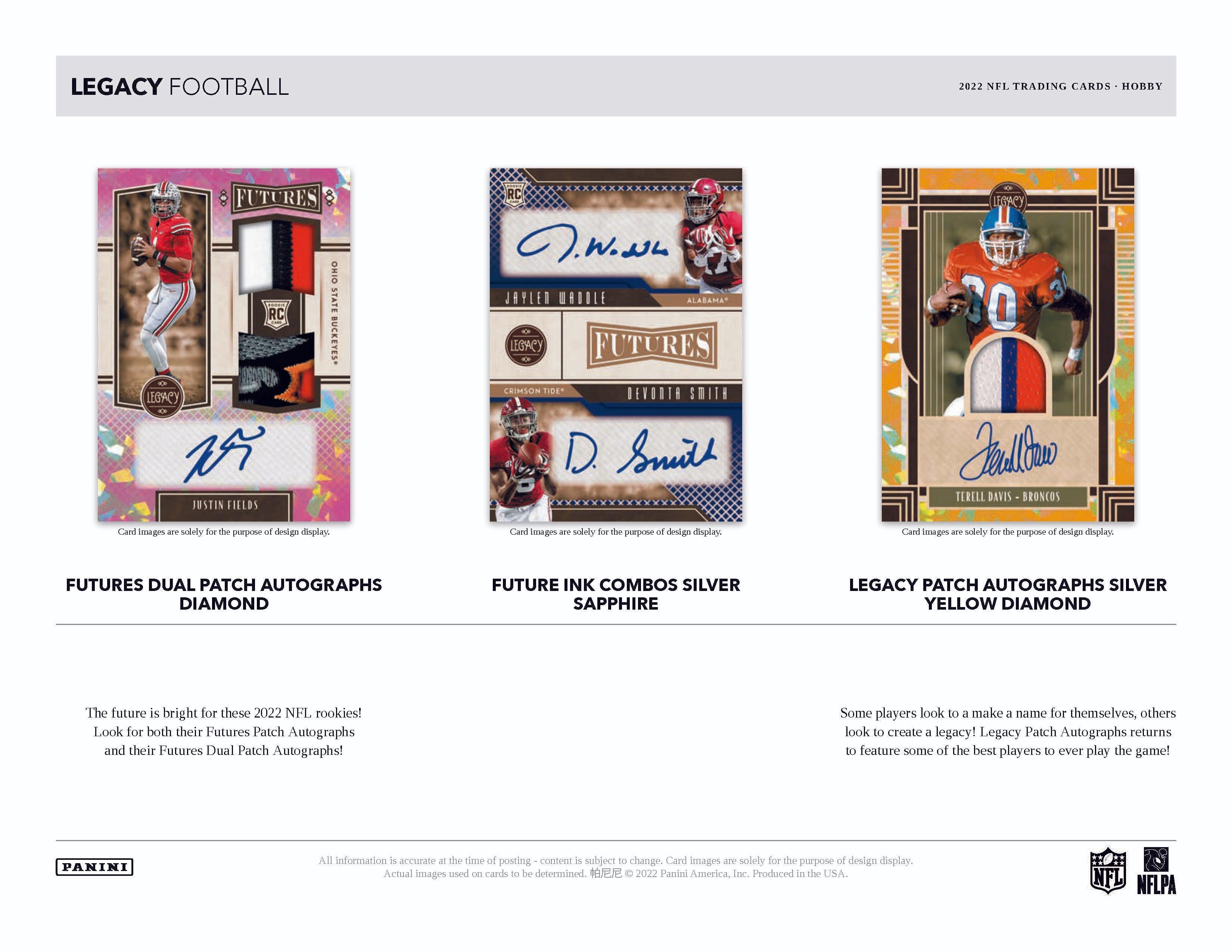 Panini - 2022 Legacy American Football (NFL) - Hobby Box - The Card Vault