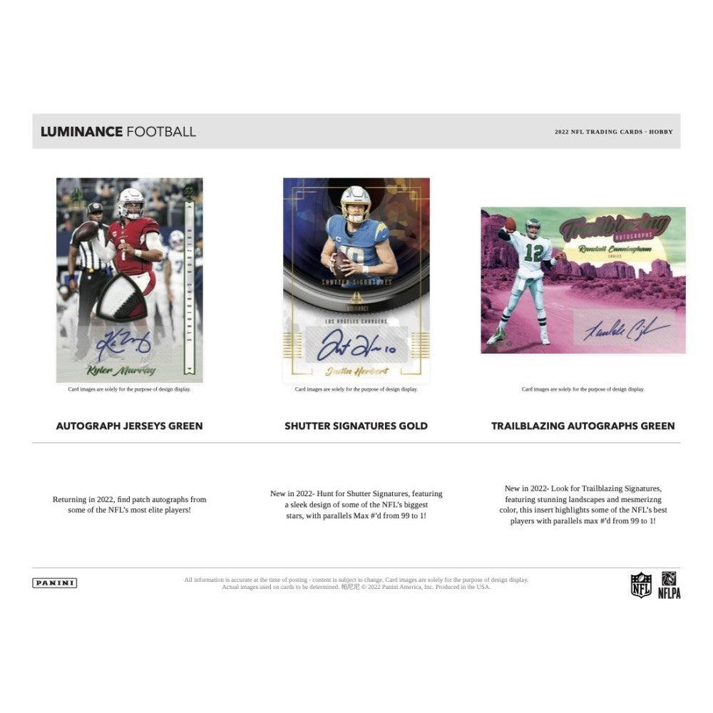 Panini - 2022 Luminance American Football (NFL) - Hobby Box - The Card Vault