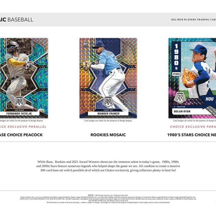 Panini - 2022 Mosaic Baseball (MLB) - Choice Box - The Card Vault