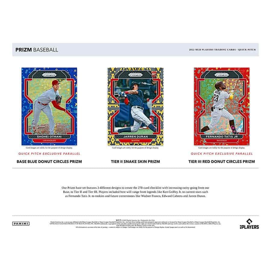 Panini - 2022 Prizm Quick Pitch Baseball (MLB) - Hobby Box - The Card Vault