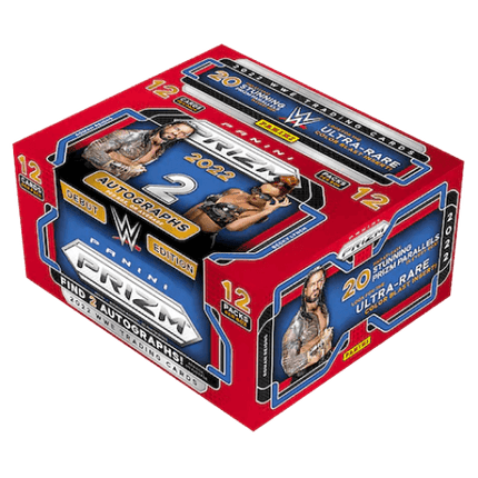 Panini - 2022 Prizm WWE Wrestling - Hobby Box (12 Packs) - The Card Vault