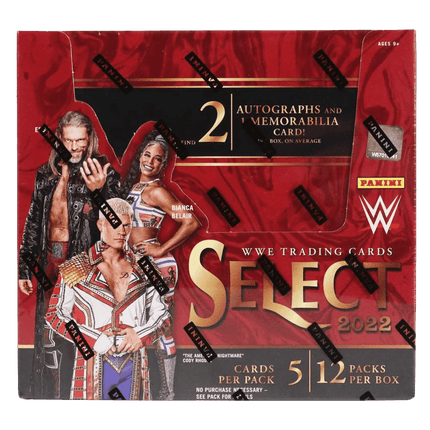 Panini - 2022 Select WWE Wrestling - Hobby Box (12 Packs) - The Card Vault