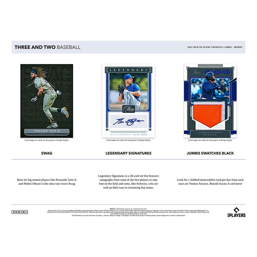 Panini - 2022 Three and Two Baseball (MLB) - Hobby Box - The Card Vault