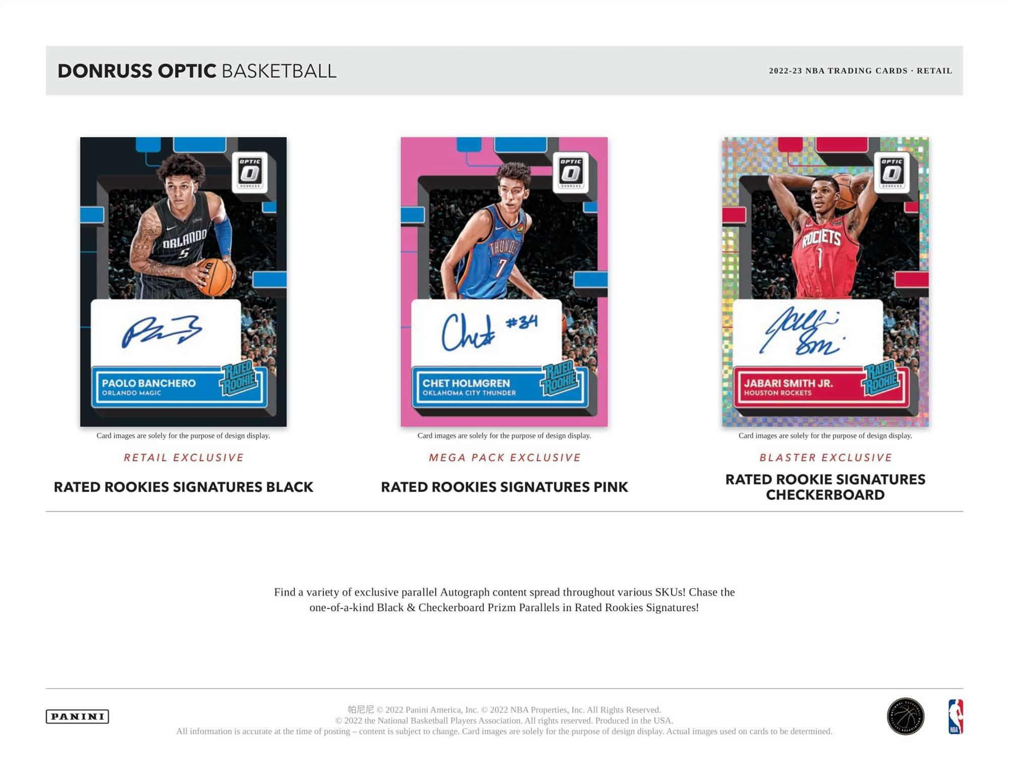 Panini - 2022/23 Donruss Optic Basketball (NBA) - Mega Box - The Card Vault