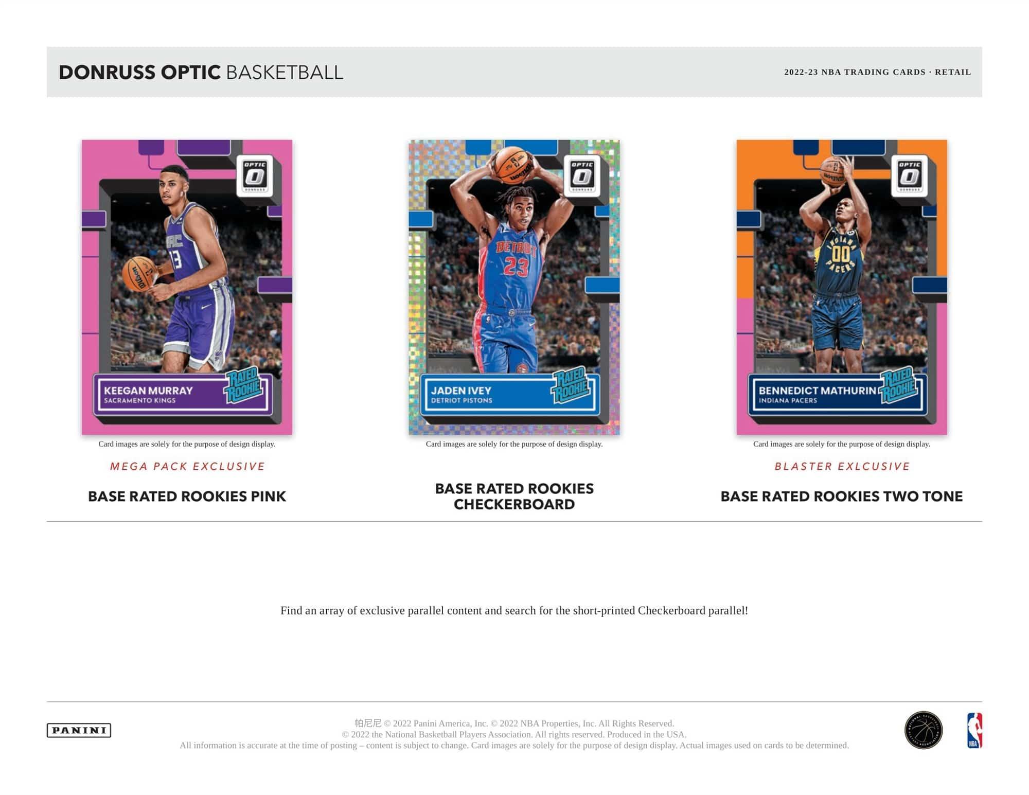 Panini - 2022/23 Donruss Optic Basketball (NBA) - Mega Box - The Card Vault