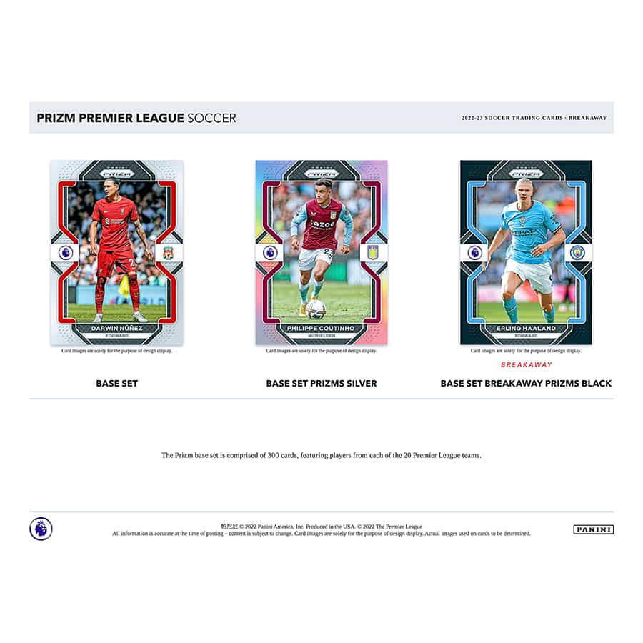 Panini - 2022/23 Prizm Premier League Football (Soccer) - Breakaway Box (10 Packs) - The Card Vault