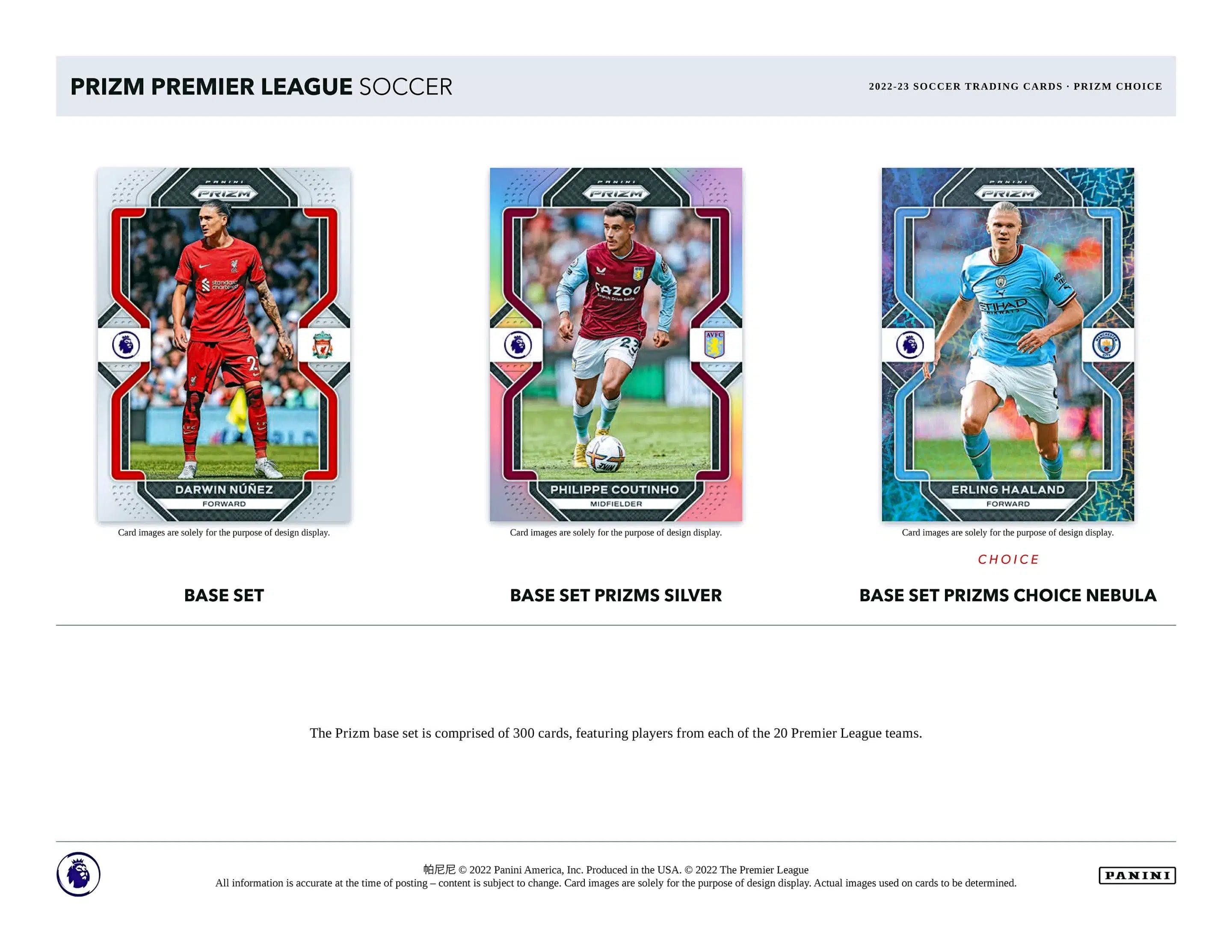 Panini - 2022/23 Prizm Premier League Football (Soccer) - Choice Box (1 Pack) - The Card Vault