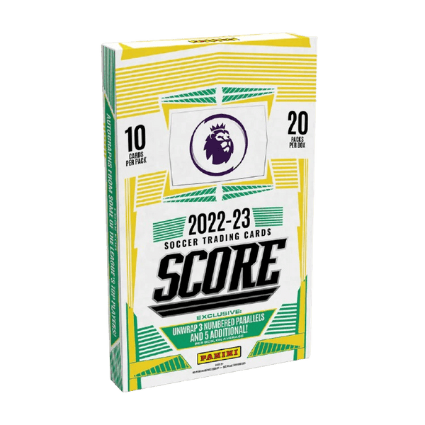 Panini - 2022/23 Score Premier League Football (Soccer) - Retail Box (20 Packs) - The Card Vault