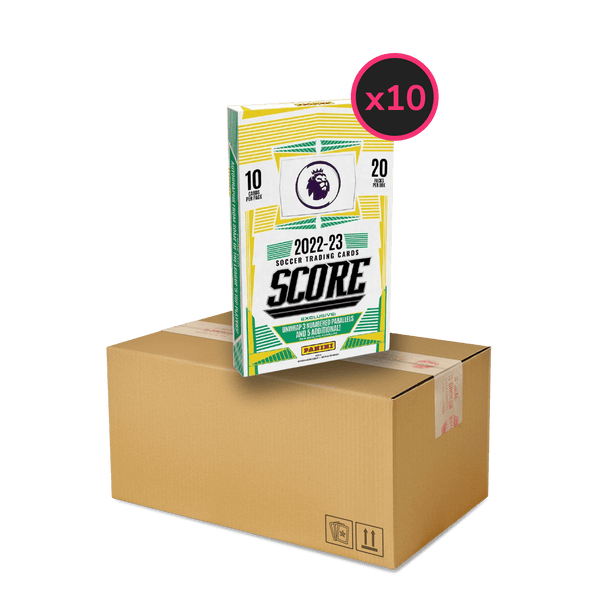 Panini - 2022/23 Score Premier League Football (Soccer) - Retail Box Display Case (10x Boxes) - The Card Vault