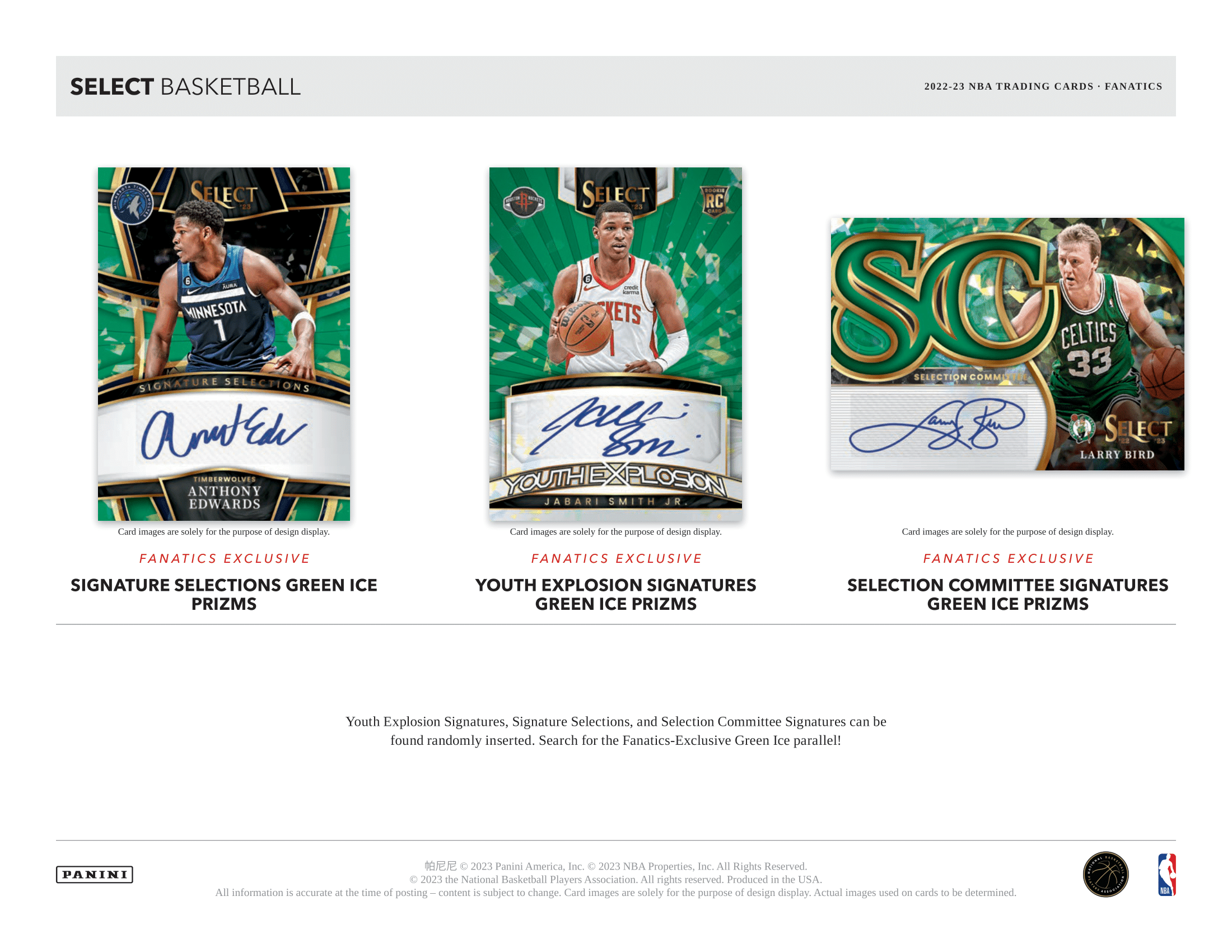 Panini - 2022/23 Select Basketball (NBA) - Fanatics Blaster Box - The Card Vault