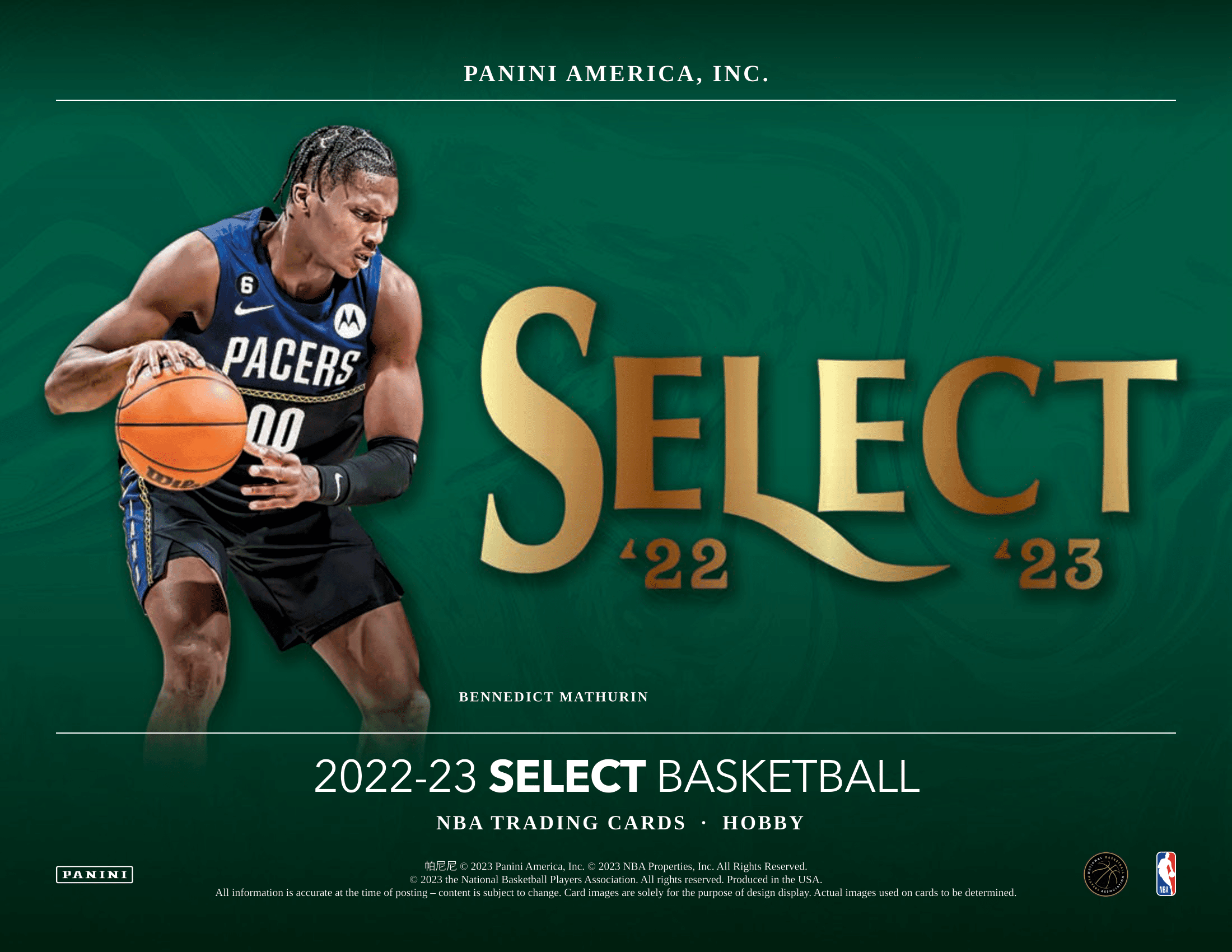 Panini - 2022/23 Select Basketball (NBA) - Hobby Box - The Card Vault
