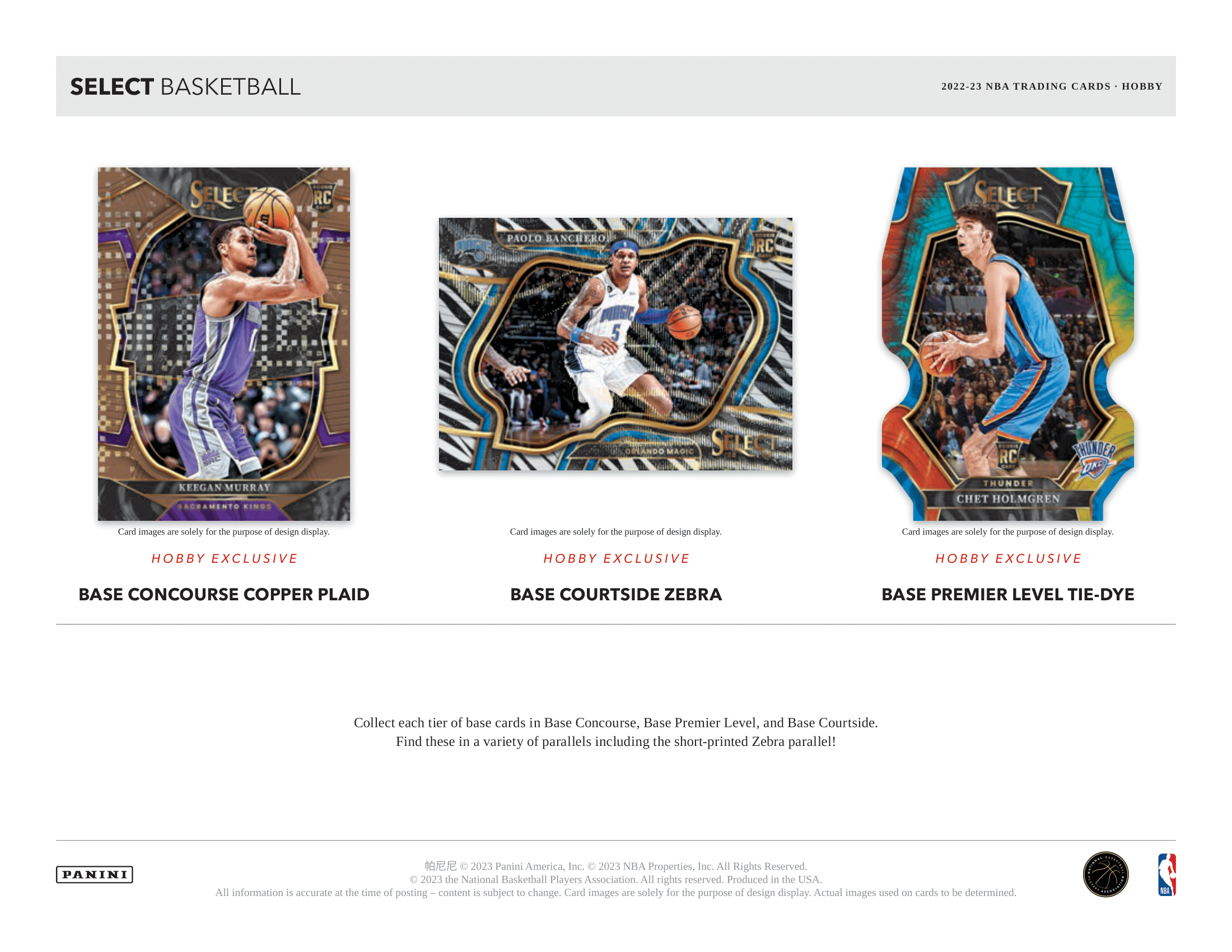 Panini - 2022/23 Select Basketball (NBA) - Hobby Box - The Card Vault