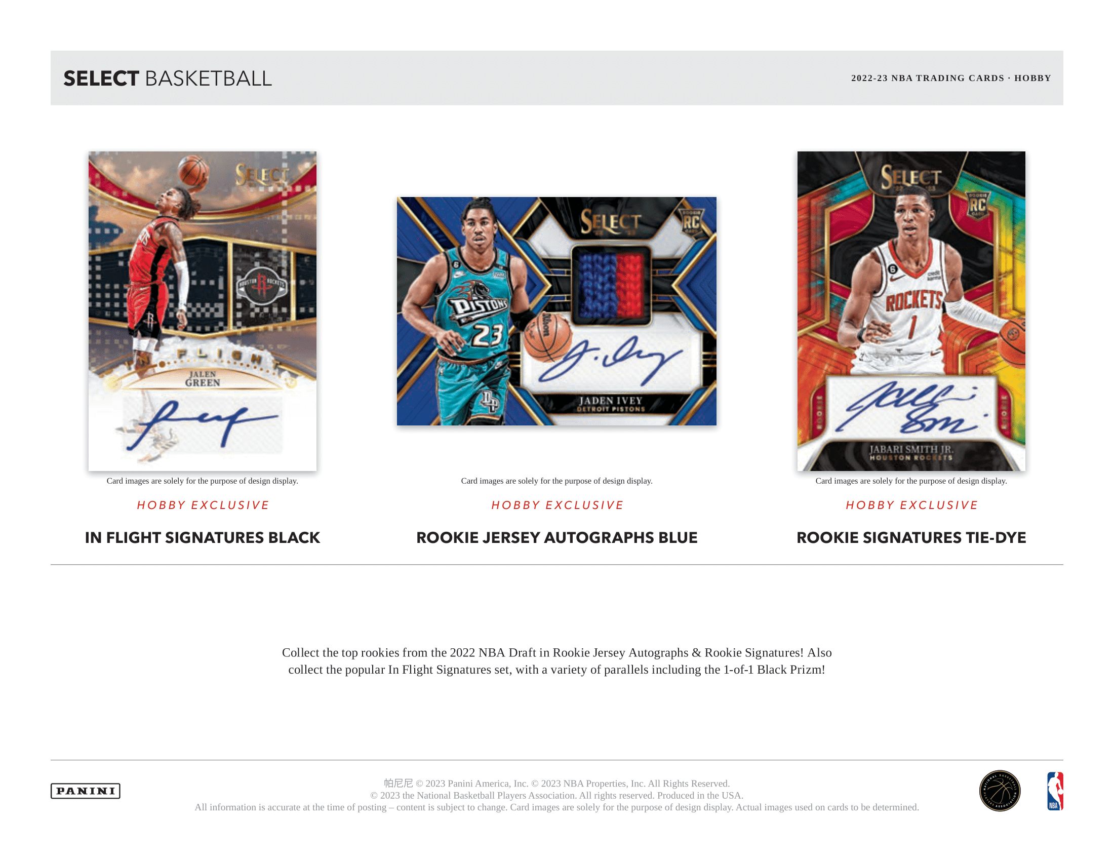 Panini - 2022/23 Select Basketball (NBA) - Hobby Box