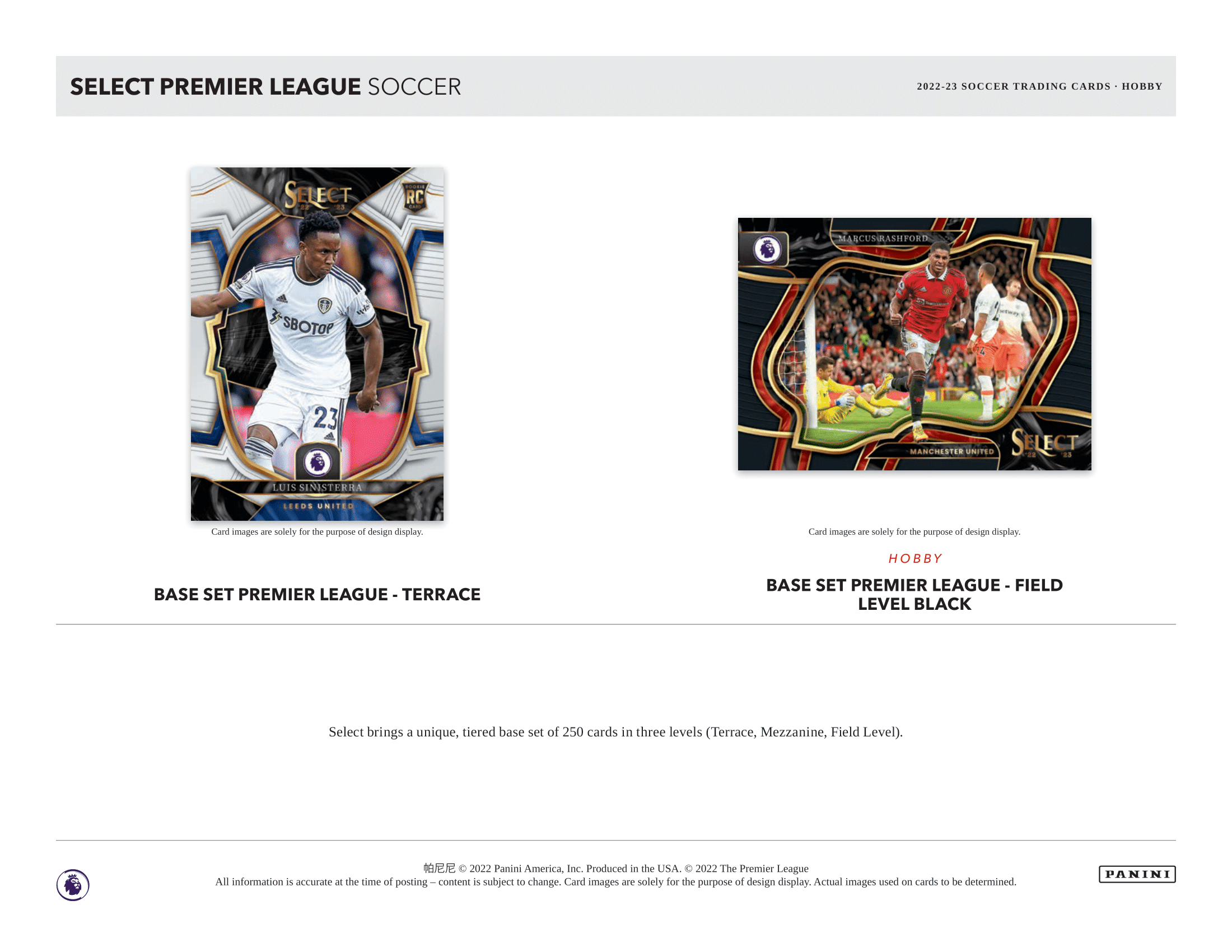 Panini - 2022/23 Select English Premier League Football (Soccer) - Hobby Box - The Card Vault