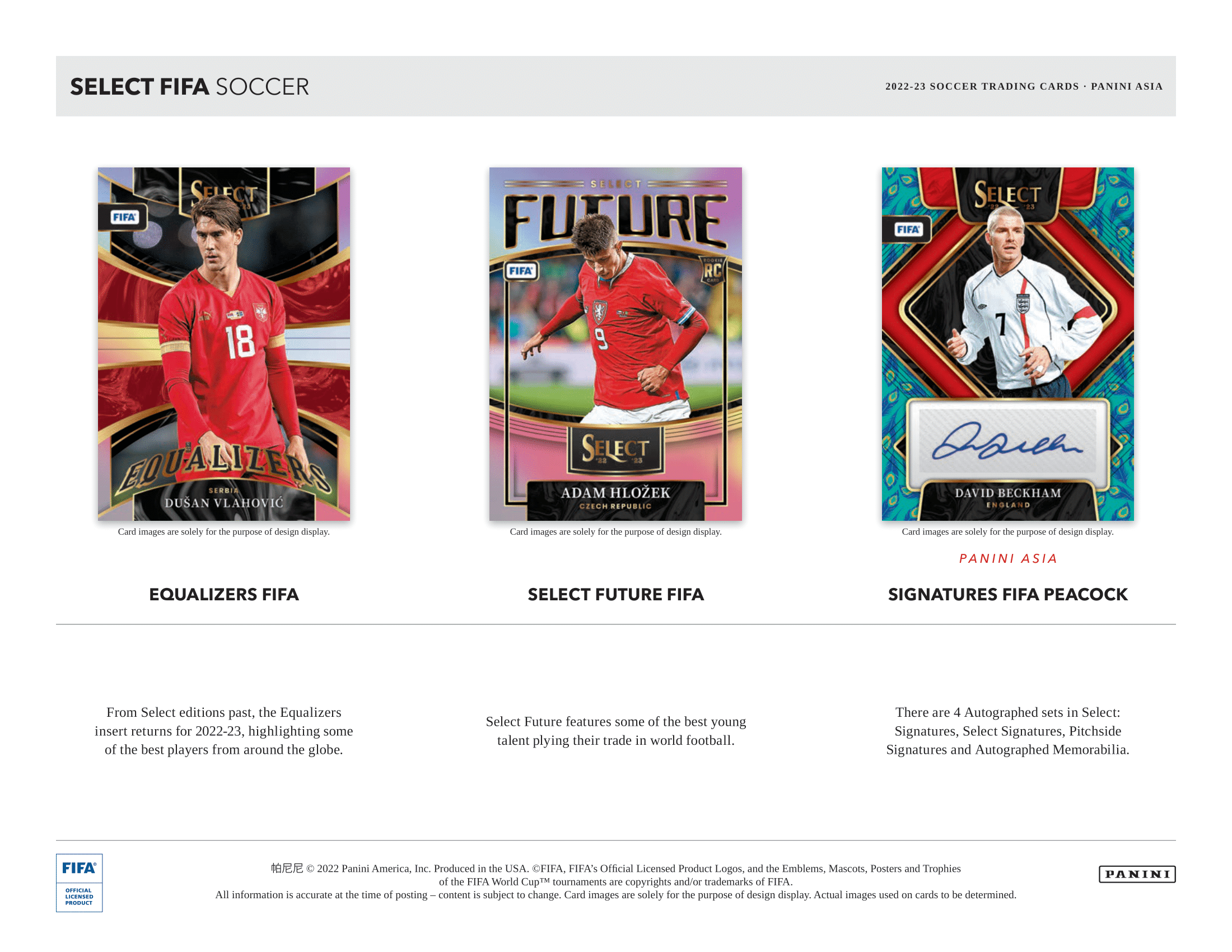 Panini - 2022/23 Select FIFA Football (Soccer) - Tmall Hobby Box - The Card Vault