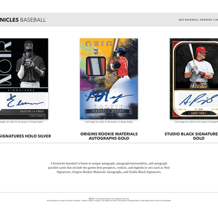 Panini - 2023 Chronicles Baseball (MLB) - Hobby Box - The Card Vault
