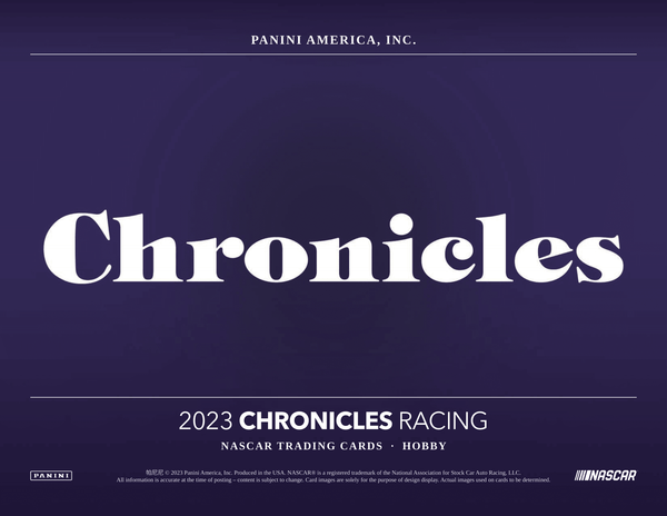 Panini - 2023 Chronicles Racing (NASCAR) - Hobby Box - The Card Vault