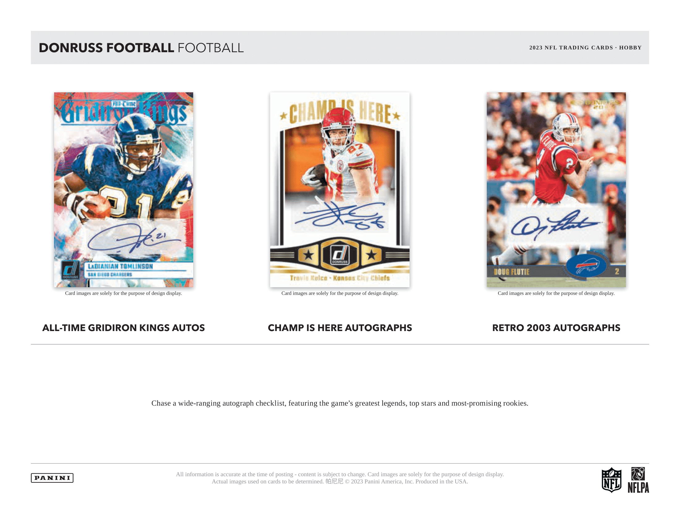 Panini - 2023 Donruss American Football (NFL) - Hobby Box - The Card Vault