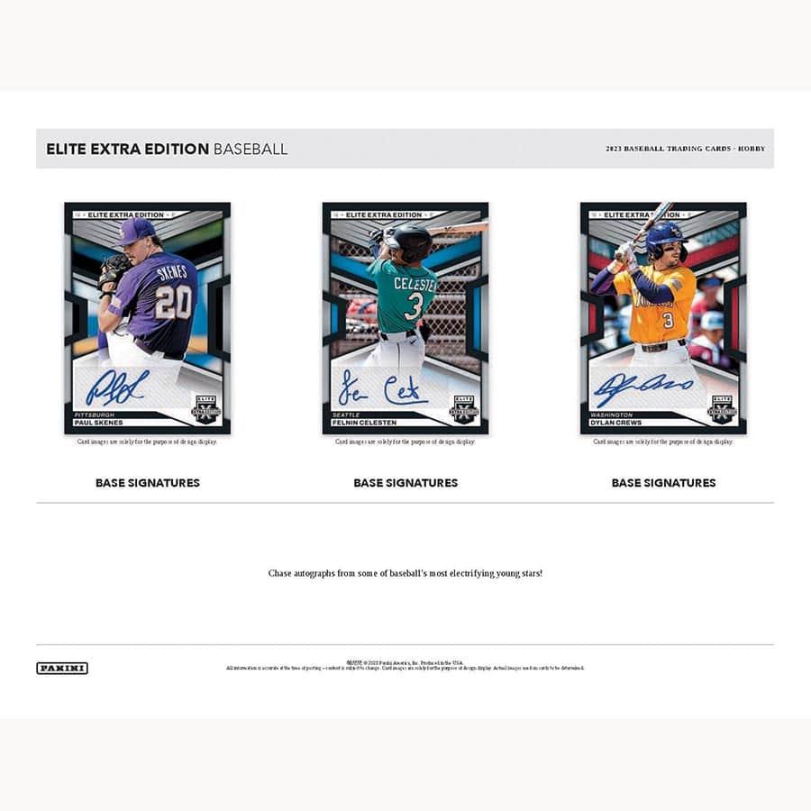 Panini - 2023 Elite Extra Edition Baseball (MLB) - Hobby Box - The Card Vault