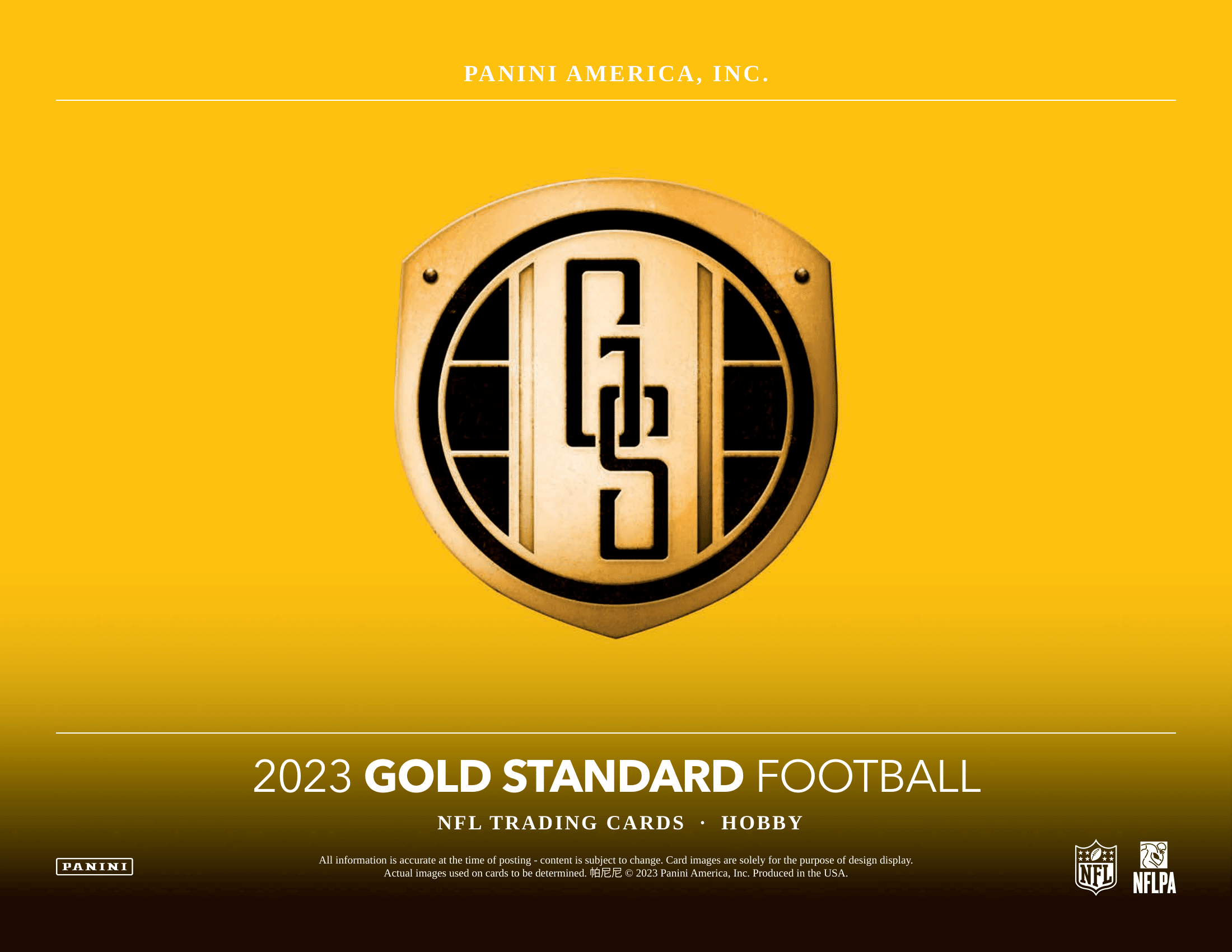 Panini - 2023 Gold Standard American Football (NFL) - Hobby Box - The Card Vault