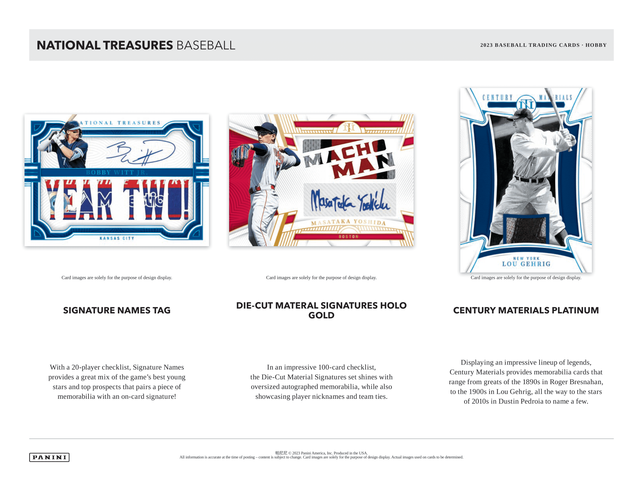 Panini - 2023 National Treasures Baseball (MLB) - Hobby Box - The Card Vault
