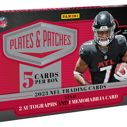 Panini - 2023 Plates & Patches American Football (NFL) - Hobby Box - The Card Vault