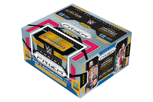 Panini - 2023 Prizm WWE Wrestling - Hobby Box (12 Packs) - The Card Vault