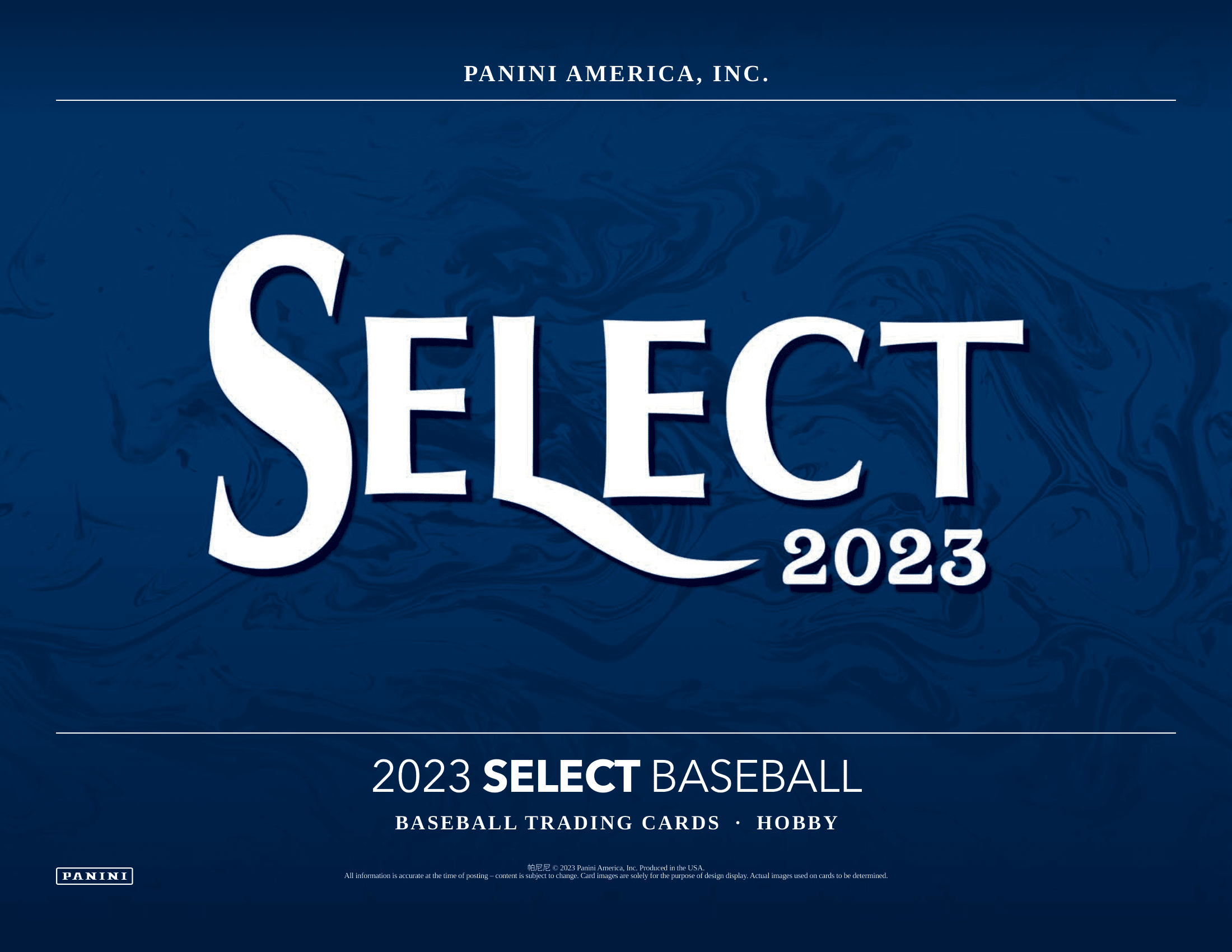 Panini - 2023 Select Baseball (MLB) - Hobby Box - The Card Vault