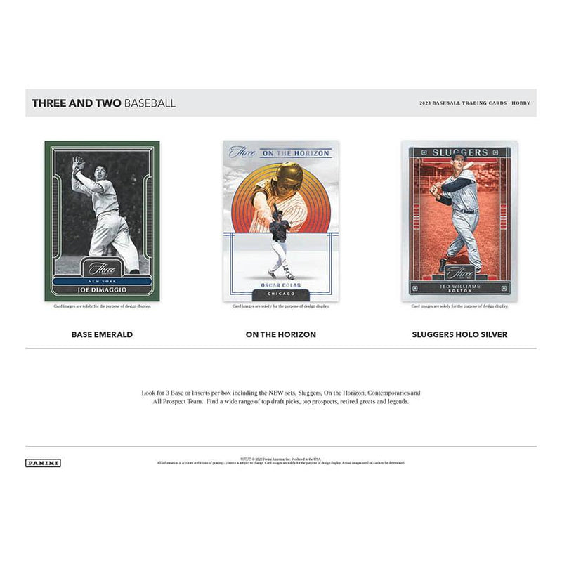 Panini - 2023 Three and Two Baseball (MLB) - Hobby Box - The Card Vault