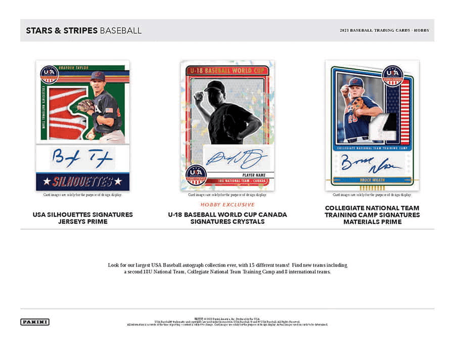 Panini - 2023 USA Stars & Stripes Baseball (MLB) - Hobby Box - The Card Vault
