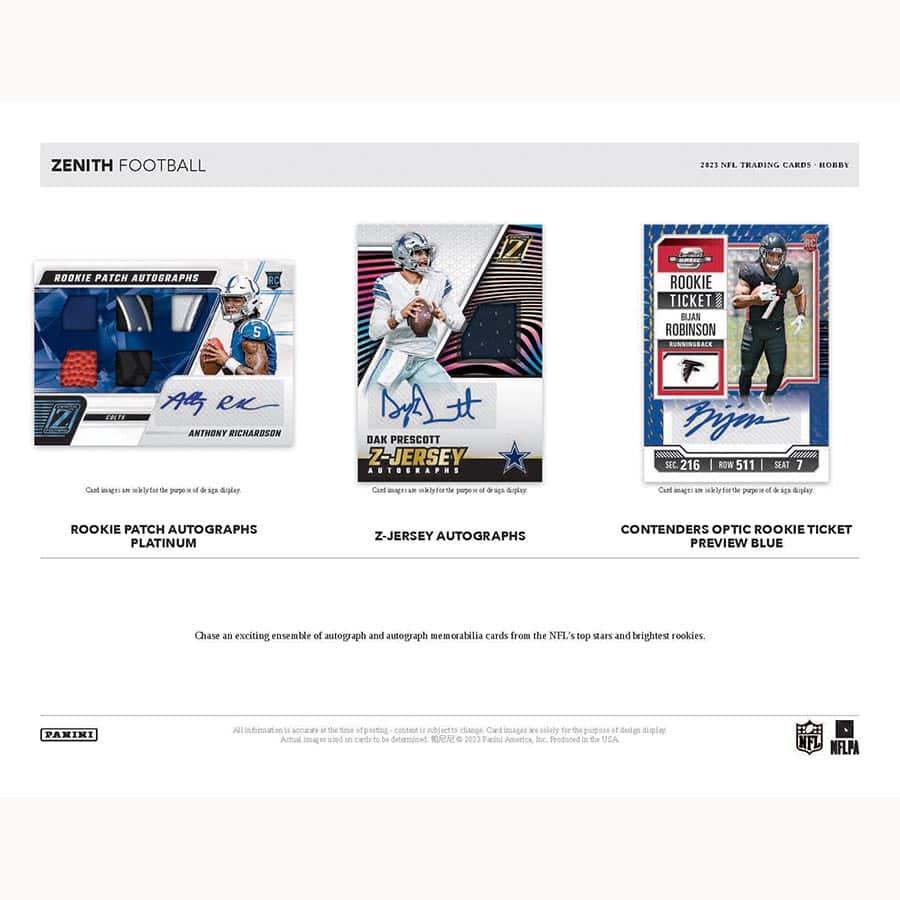 Panini - 2023 Zenith American Football (NFL) - Hobby Box - The Card Vault