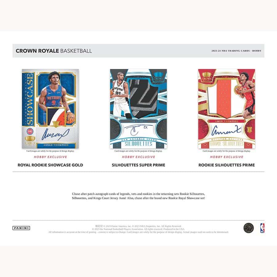 Panini - 2023/24 Crown Royale Basketball (NBA) - Hobby Box - The Card Vault