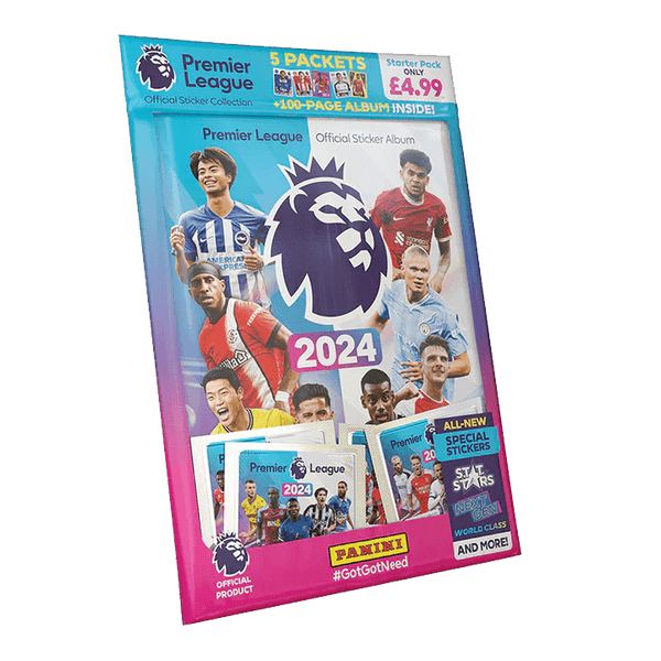 Panini - 2023/24 Premier League Football (Soccer) Sticker Collection - Starter Pack - The Card Vault