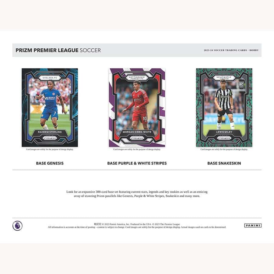 Panini - 2023/24 Prizm Premier League Football (Soccer) - Hobby Box (12 Packs) - The Card Vault