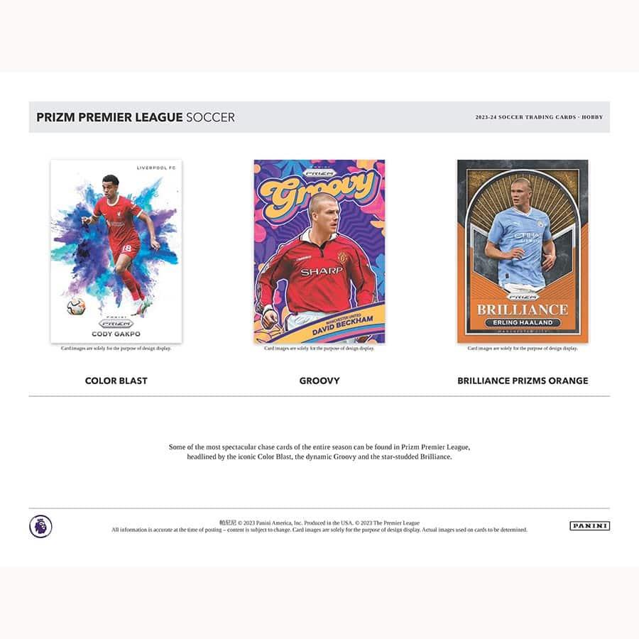 Panini - 2023/24 Prizm Premier League Football (Soccer) - Hobby Box (12 Packs) - The Card Vault
