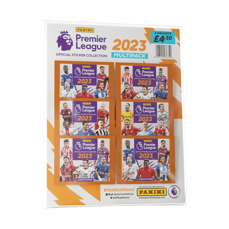 Panini Premier League Official Sticker Collection 2023 - Multipack - The Card Vault