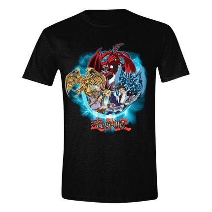 PCMerch - Yu-Gi-Oh! - Group Shot Blue Vortex T-Shirt - The Card Vault