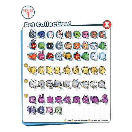 Pet Simulator X Mystery Pets - Mystery Pack 2-Pack (Series 1) - The Card Vault