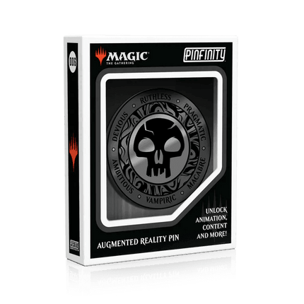 Pinfinity - Magic: The Gathering - Black Mana Crest AR Pins - The Card Vault